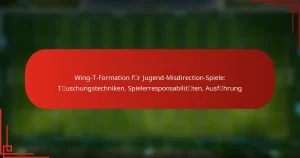 Wing-T-Formation für Jugend-Misdirection-Spiele: Täuschungstechniken, Spielerresponsabilitäten, Ausführung